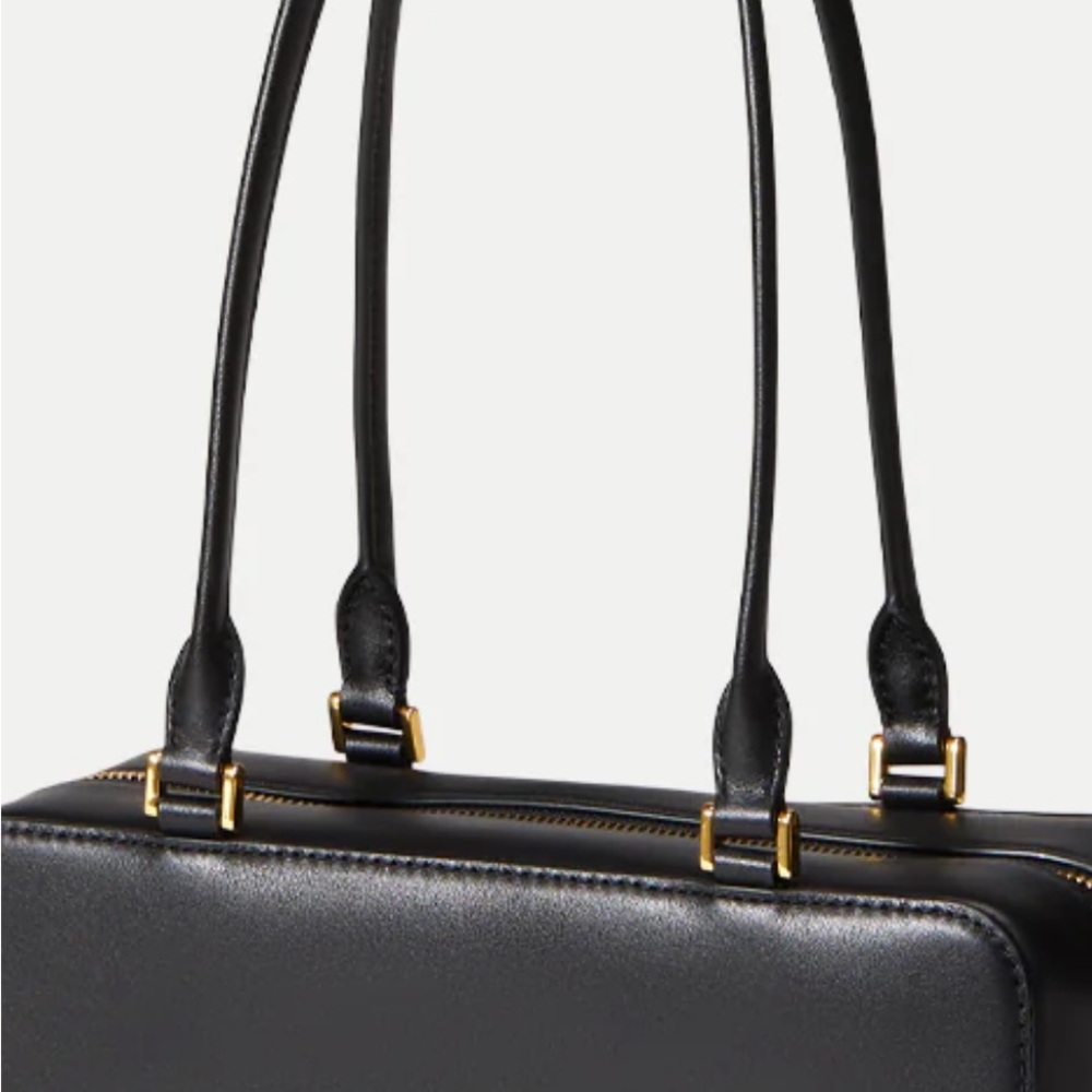 NWT Veronica Beard bag black leather, beautiful - Picture 3 of 3